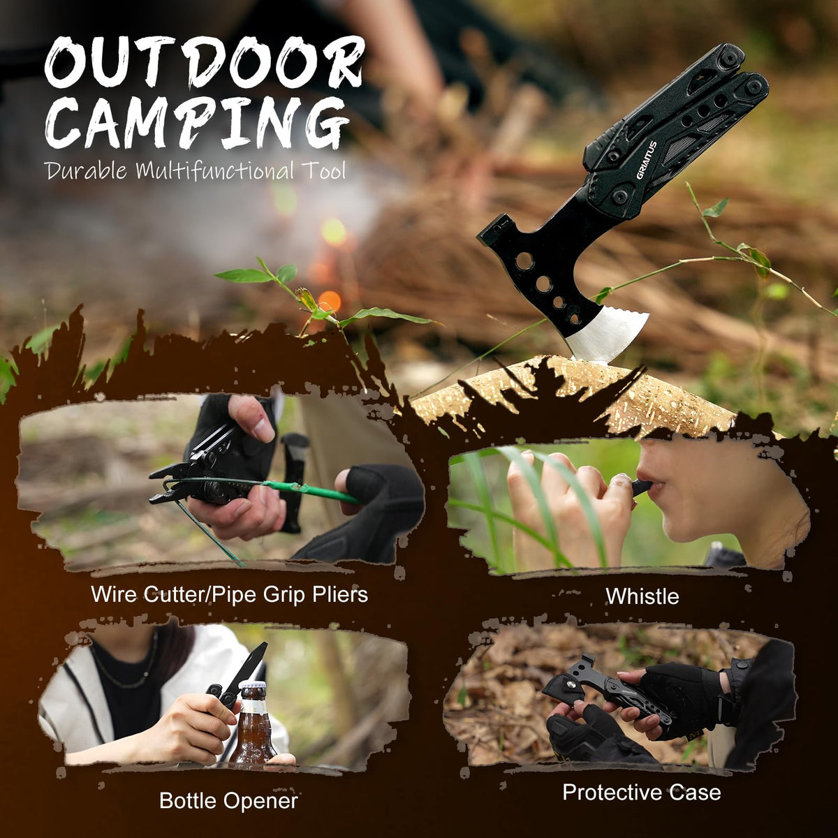 16-in-1 Camping Survival Multitool