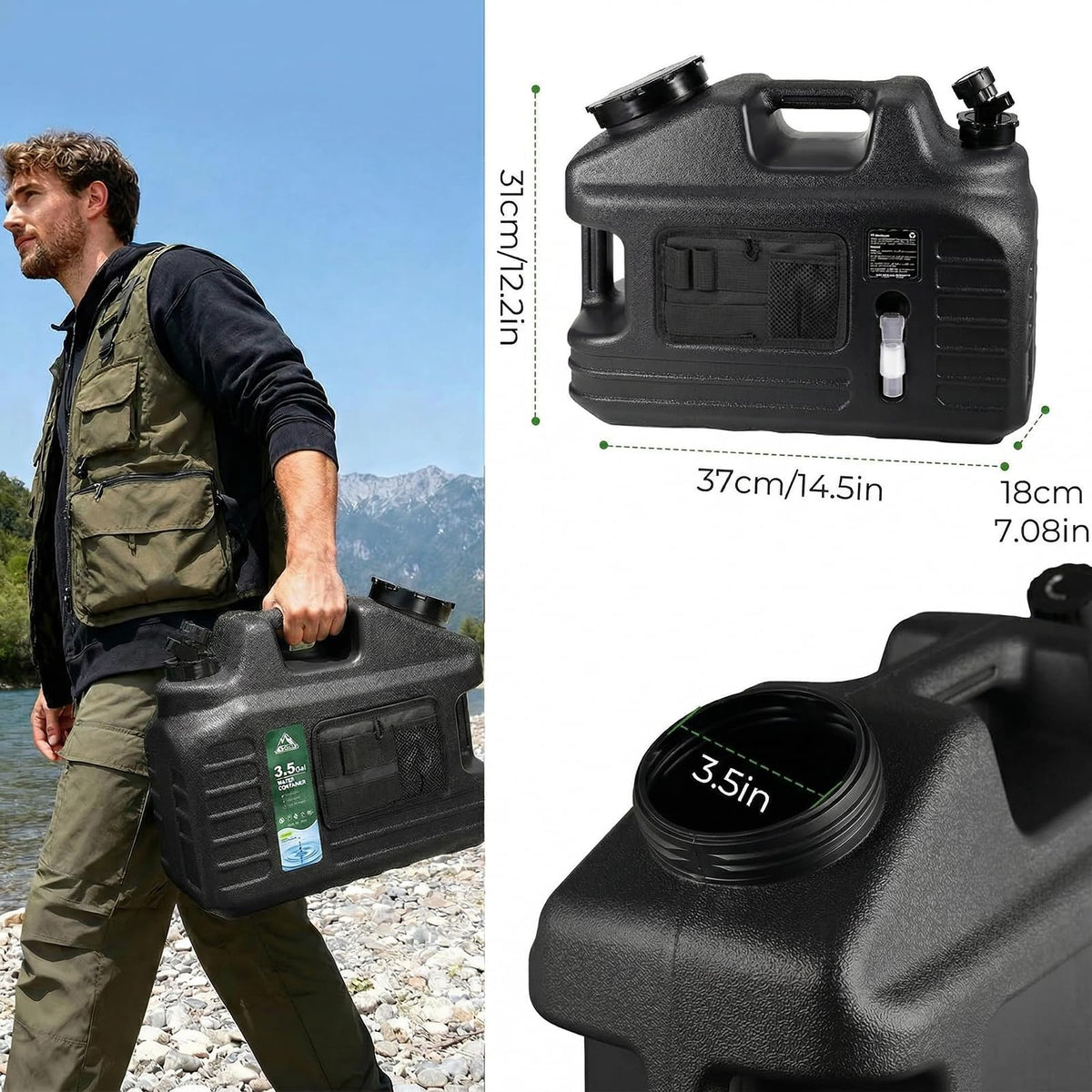 Portable Camping Water Jug with Spigot