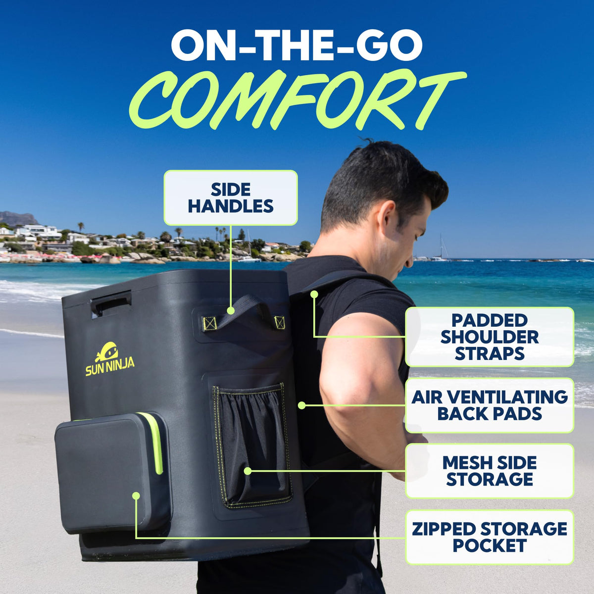 Waterproof Backpack Cooler by SUN NINJA
