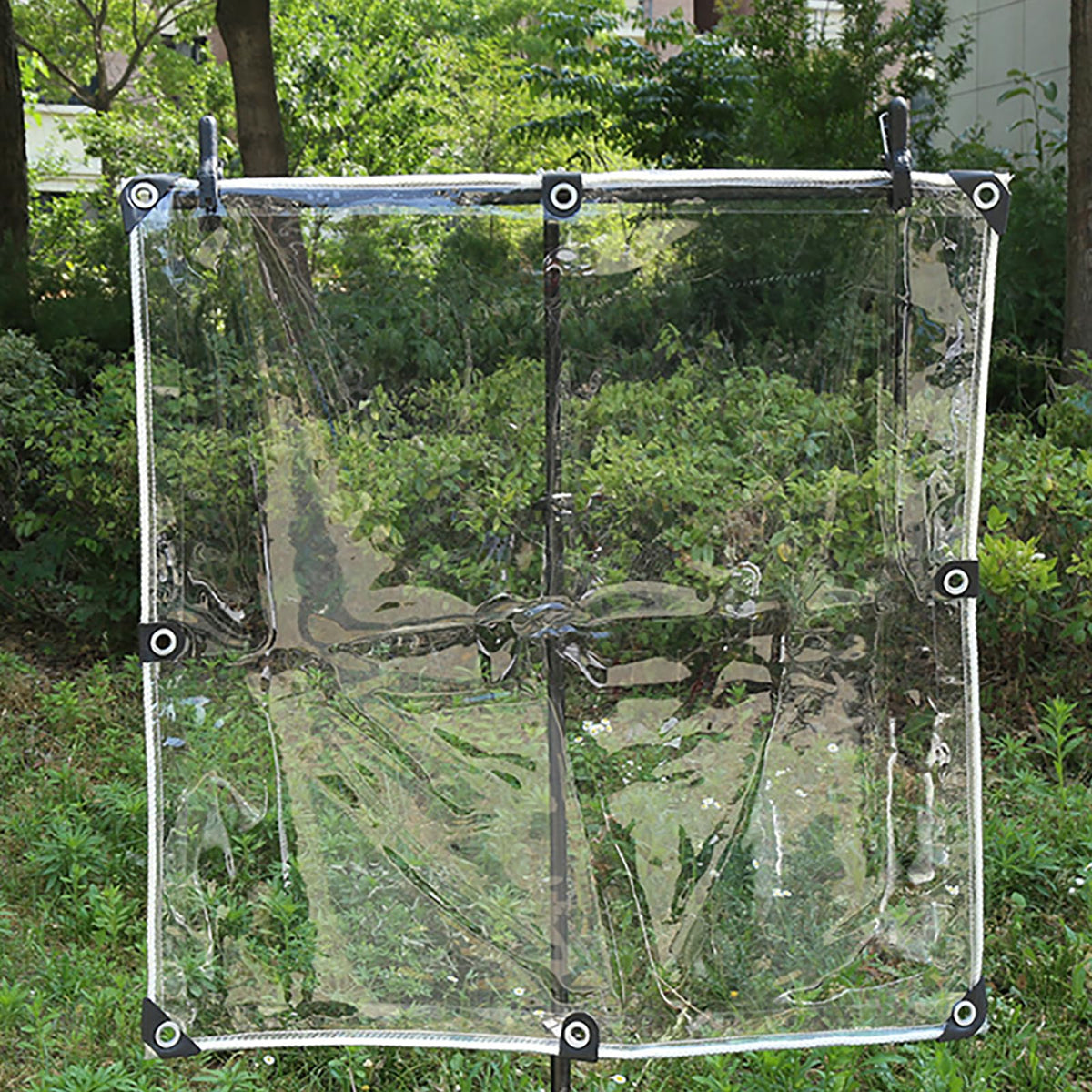 Clear Waterproof Tarp with Grommets