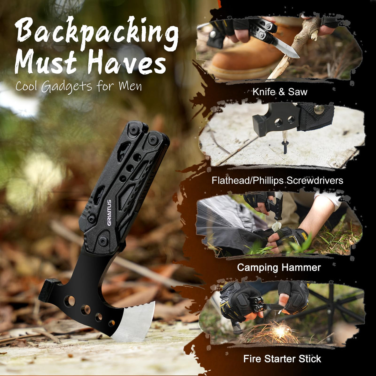 16-in-1 Camping Survival Multitool