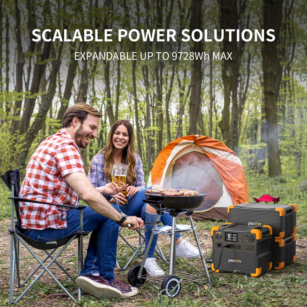 pecron E2400LFP 2048Wh/2400W LiFePO4 Battery