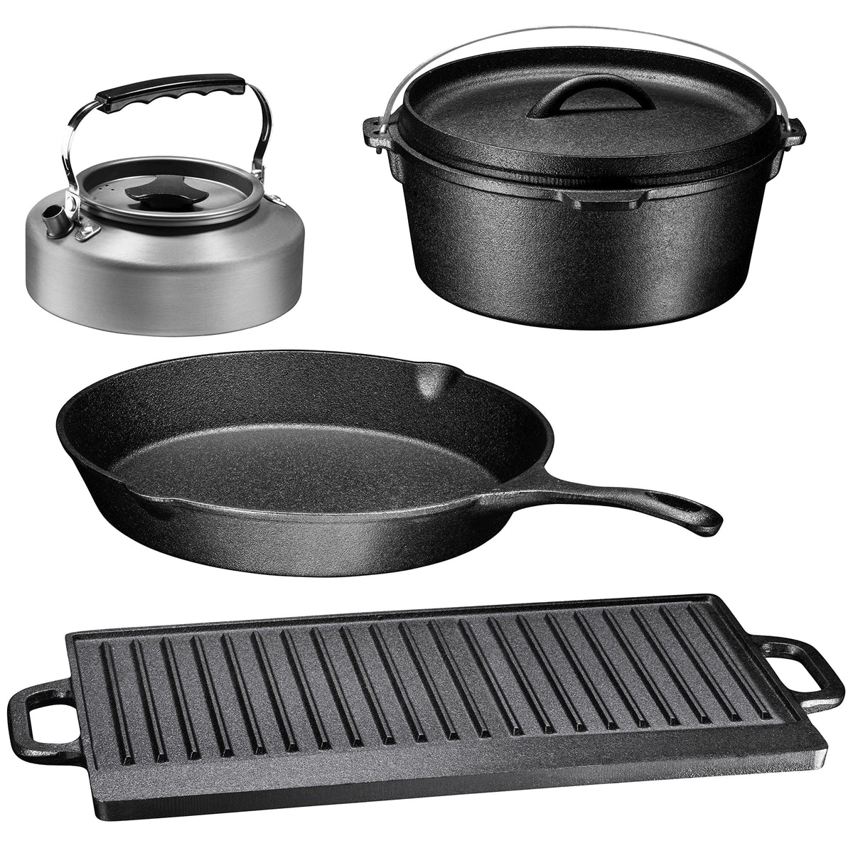 Bruntmor Dutch Oven Camping Set