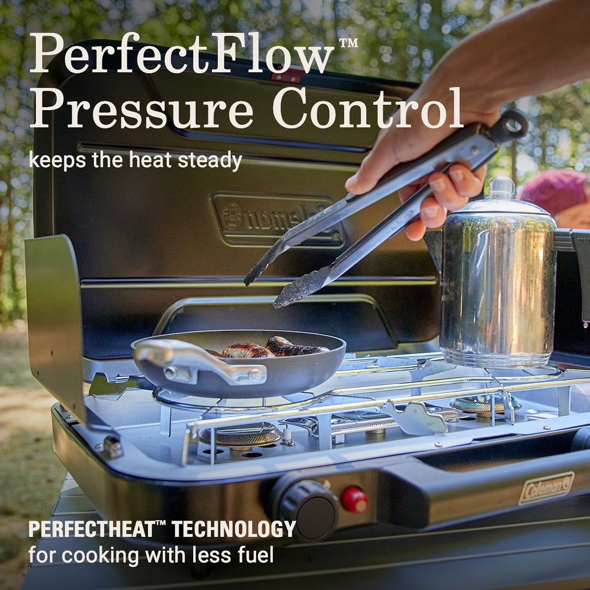 3-Burner Propane Camping Stove with Ignition