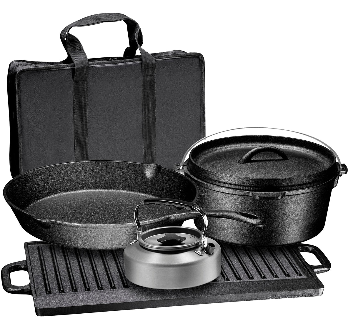 Bruntmor Dutch Oven Camping Set